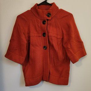 Burnt orange Banana Republic 3/4 length sweater